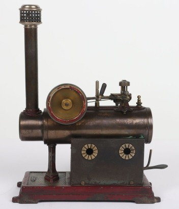 Carette 105 Overtype stationary live steam engine, German circa 1910