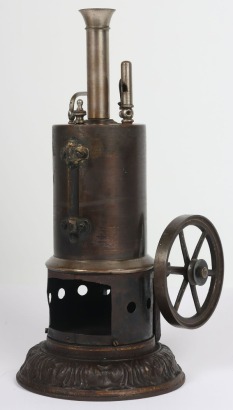 Schoenner 101/3 Vertical stationary live steam engine, German circa 1905,