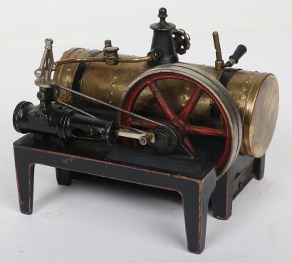 Bing 10/120/3 Horizontal Stationary live steam engine, German 1920s,