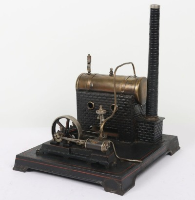 Doll & Cie 368/1 Horizontal Stationary live steam plant, German 1920s,