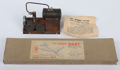 A Harbro Flyer Vertical Oscillating Live Steam Engine