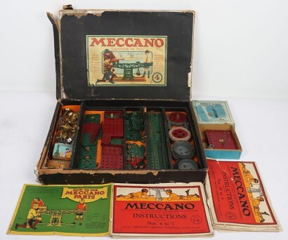 Meccano outfit No.4, circa 1930,