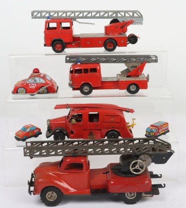 Gama (US Zone Germany) Tinplate Fire Engine,