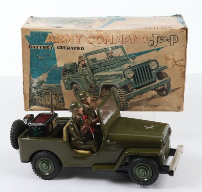 Nomura (Japan) Battery Operated Army Command Jeep