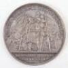 A rare silver Nicolas I and Freidrich Wilhelm III ‘Grand Review of Kalisch’ of 1835 - 2