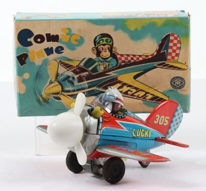 Masudaya (Japan) Lucky Comic Plane