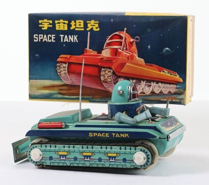 Chinese Tinplate 1960's ME 091 Space Tank