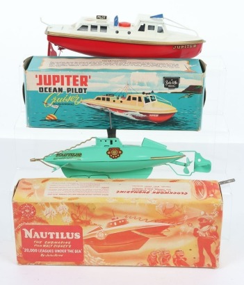 Sutcliffe boxed tinplate clockwork Nautilus Submarine, from Walt Disney&rsquo;s &rsquo;20,000 Leagues Under the Sea&rsquo;
