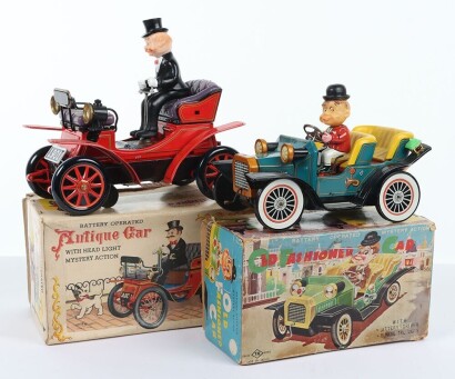 Nomura (Japan) Tinplate Battery Operated Antique Car