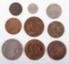 British coins, including Victoria 1884 Half Crown