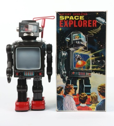 Horikawa (Japan) Battery Operated Space Explorer Robot,