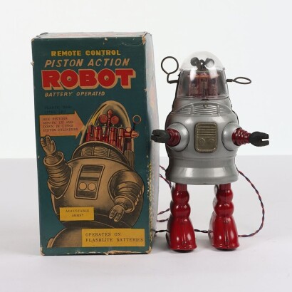 Scarce Vintage Nomura (Japan) Piston Action Robot,