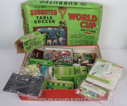 A Large Quantity of Subbuteo Table Soccer Accessories and spare Parts