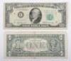 USA Ten Dollar banknote misprint printing error