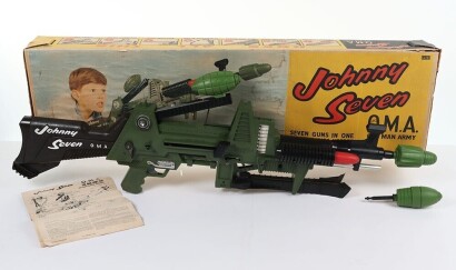 Vintaged Boxed Johnny Seven O.M.A One Man Army Toy Gun,