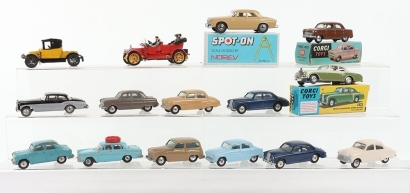 Twelve Vintage Loose Corgi Toys