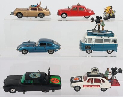 Six Vintage unboxed Corgi Toys,