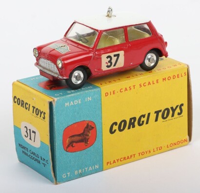 Vintage Corgi Toys 317 Monte Carlo B.M.C Mini-Cooper