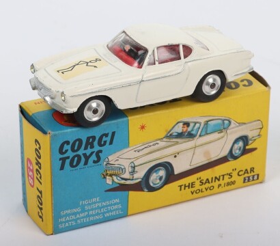 Vintage Corgi Toys boxed 258 The Saints Volvo P.1800