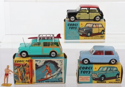 Three Boxed Vintage Corgi Toys Mini's