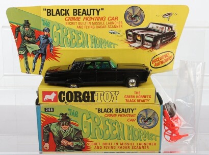 Vintage Corgi Toys 268 The Green Hornet &lsquo;Black Beauty' Crime Fighting Car