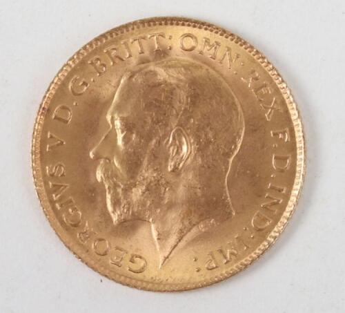 George V, 1914 Half Sovereign