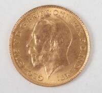 George V, 1914 Half Sovereign