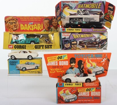 Four Boxed Vintage TV/Film Related Corgi Toys