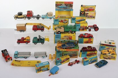 A Quantity of Playworn Vintage Corgi Toys
