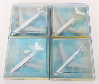 Four Vintage Corgi Aircraft