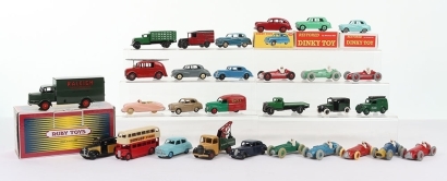 Twenty Seven Re-painted Vintage Dinky Toys