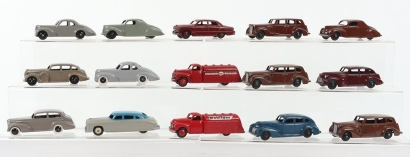 Fifteen Dinky Toys USA Cars & Commercials,