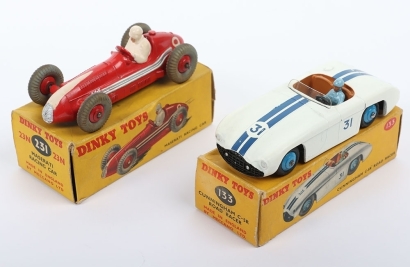 Two Vintage Dinky Toys Racing Cars