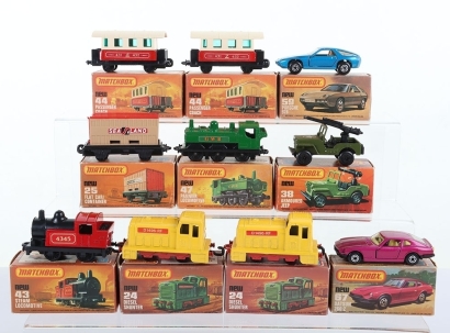 Ten Boxed Matchbox Superfast Models