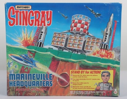 Matchbox Stingray Marineville Headquarters Action Playset 'Stand By for Action,