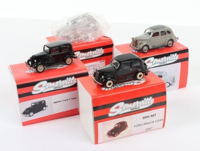 Four Somerville White Metal Models 1/43 scale
