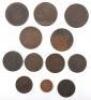 A selection of 18th and 19th century GB, USA and Canada copper coins - 2