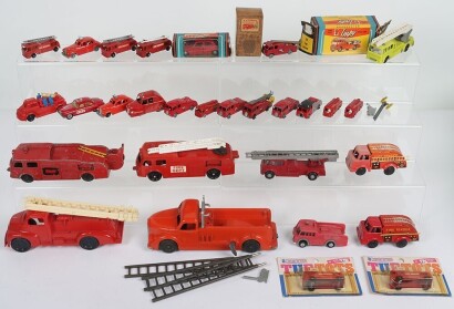 A Quantity of British Vintage Manufactures Fire Service Vehicles