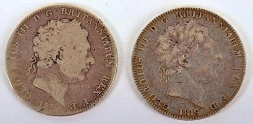 George III Crown 1818 and 1819