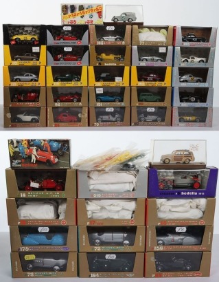 Collection of thirty-eight Brumm 1:43 scale model cars,