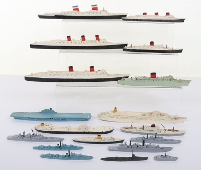 Quantity of Minic Waterline Model Ships
