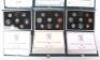 Six Royal Mint proof sets 1982, 1983, 1984, 1985, 1987, 2x1989 - 5