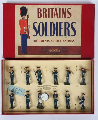Britains boxed set 1527 R.A.F Band, 1954-55,