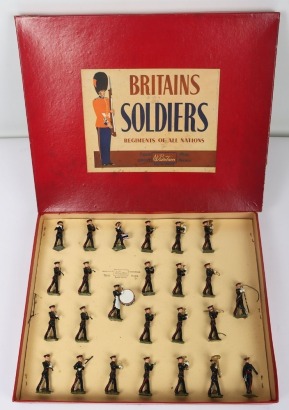 Britains boxed set 2093 Band of the Royal Berkshire Regiment, 1954,