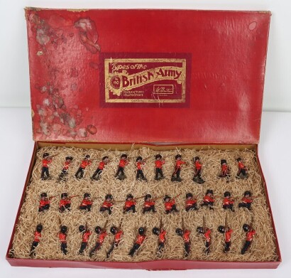 Britains boxed set 90 Coldstream Guards firing, fourth version 1933,