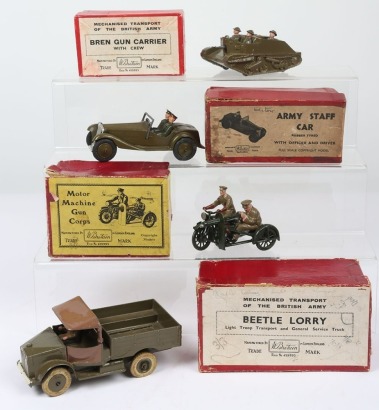 Britains boxed Army vehicles,