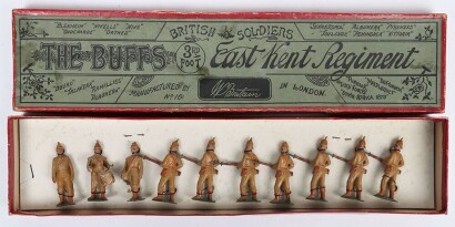 Rare Britains boxed set 16 The Buffs (3rd Foot) East Kent Regiment in khaki Boer War service uniform,
