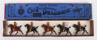 Britains boxed set 108 6th Dragoons in Boer War Service dress, first version,