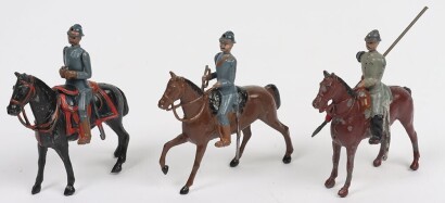 Britains three Paris Office mounted Infantrymen,