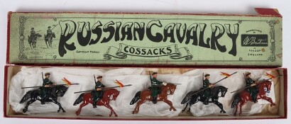 Britains boxed set 136 Russian Cavalry Cossacks, second version 1930,